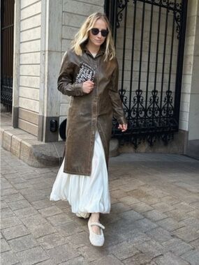 ZARA FLEECE FLATS